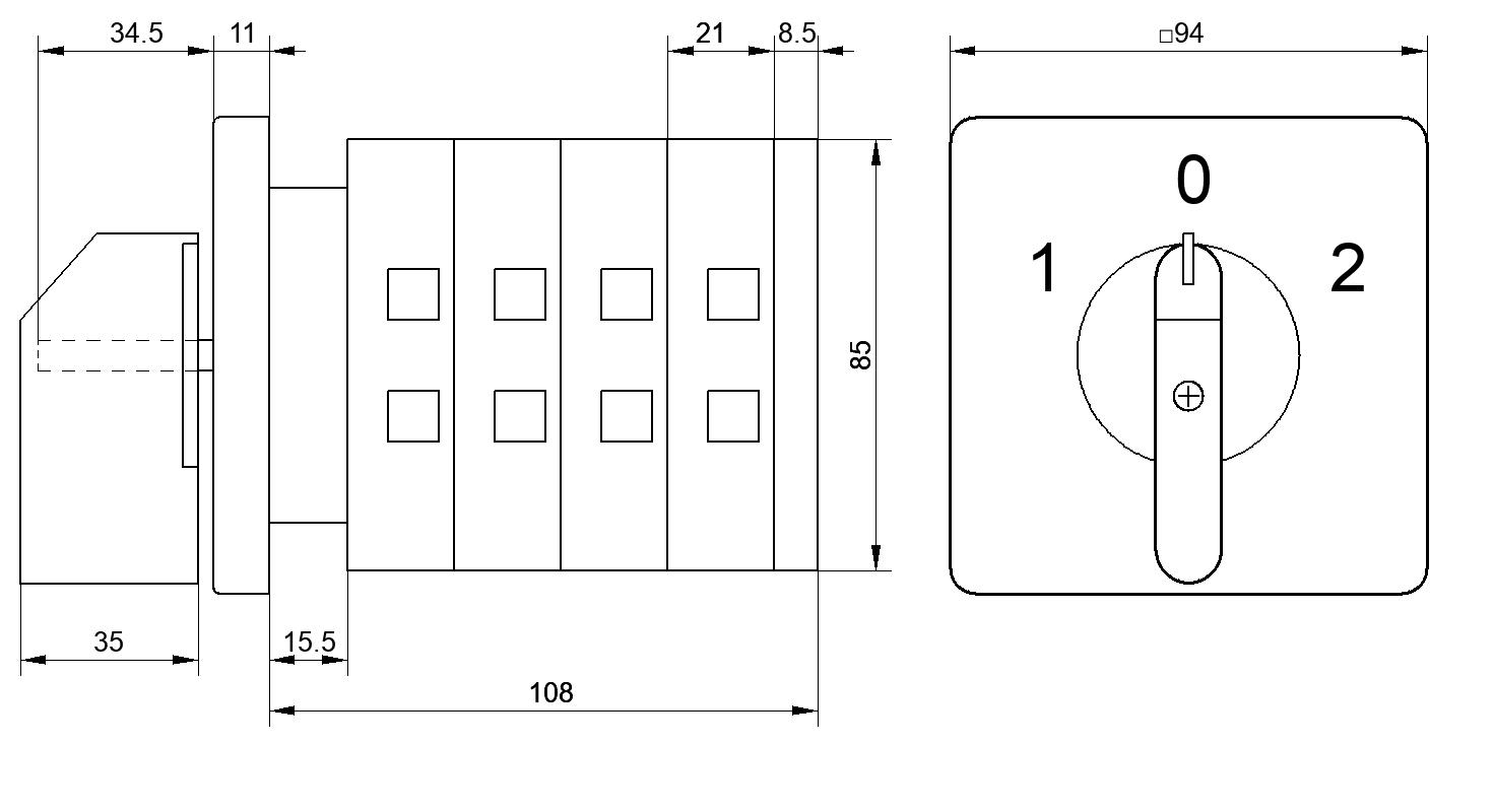 Переключатель S100JD2204C6