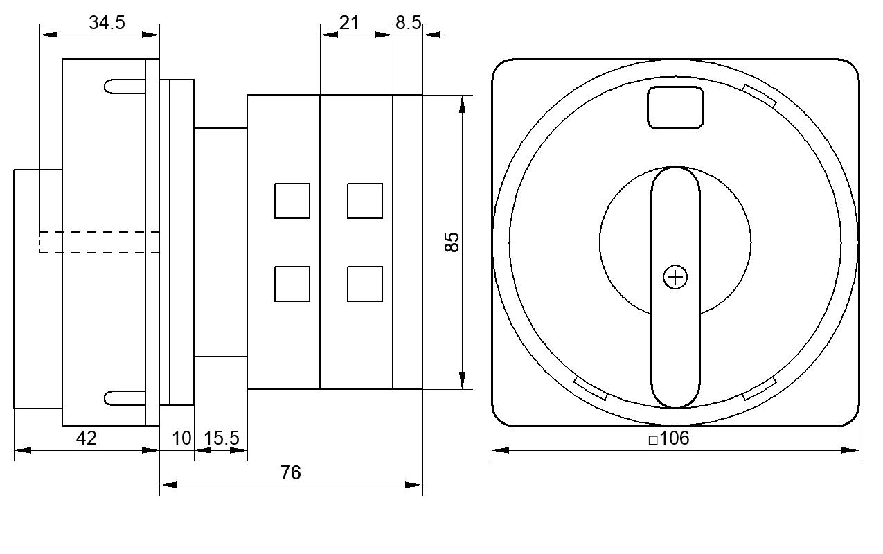 Переключатель S100JGU1103A6