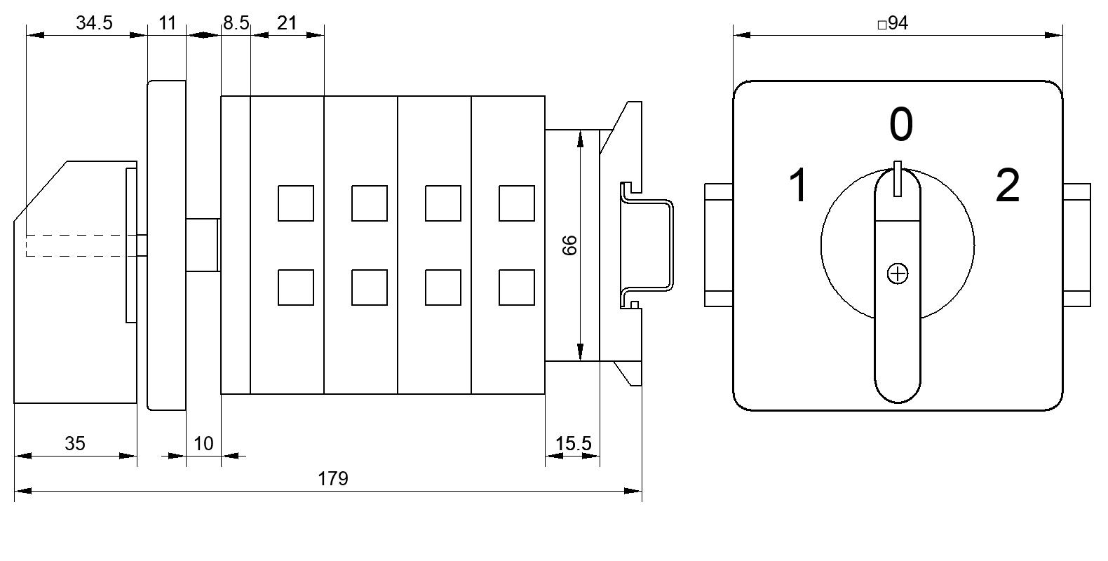 Переключатель S100JLD2204C6