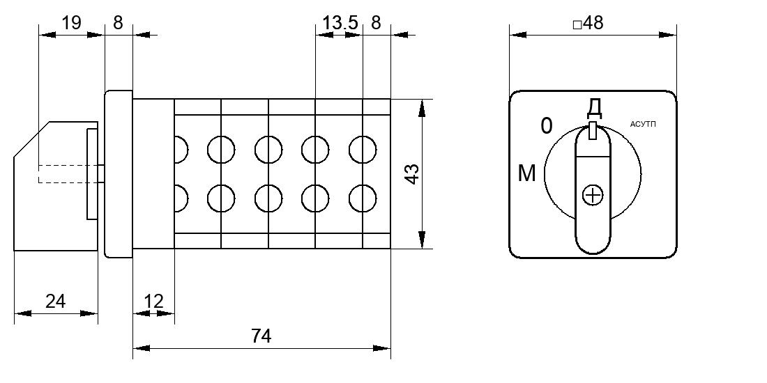 Переключатель S10JD1010C8