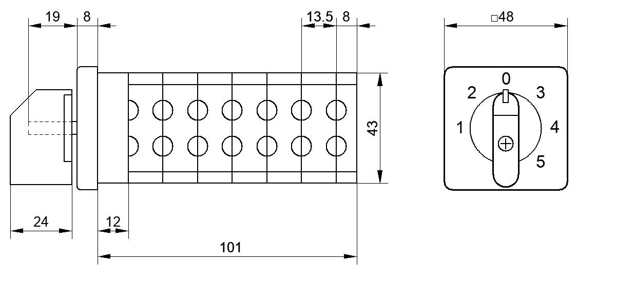 Переключатель S10JD2086B8