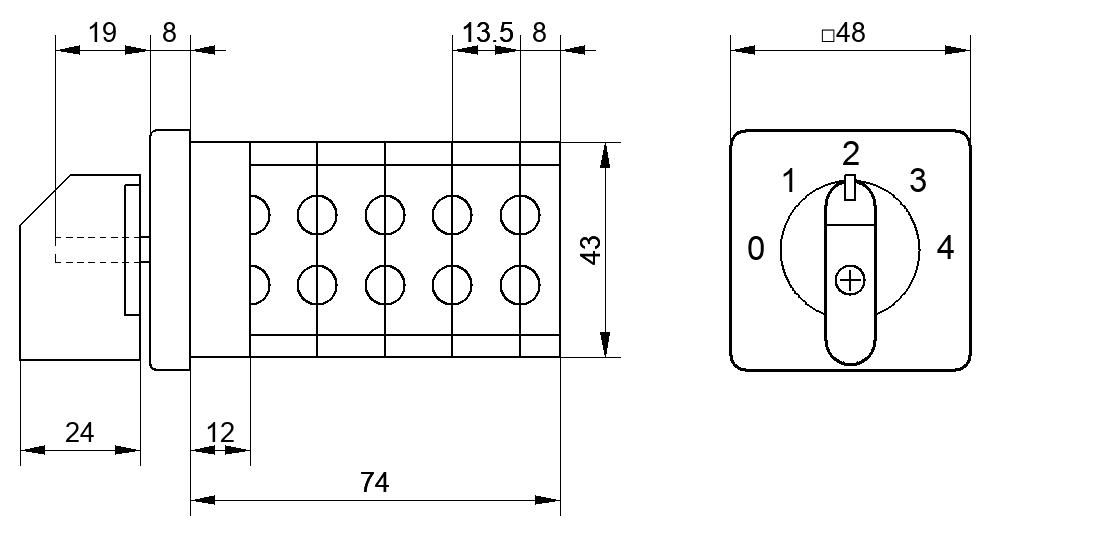 Переключатель S10JD2402XB8