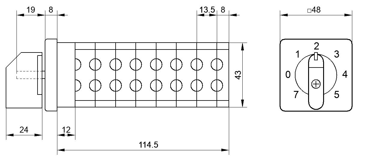 Переключатель S10JD2702B8