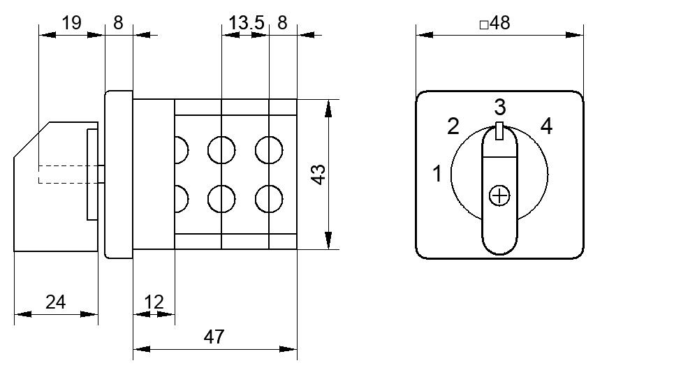 Переключатель S10JD3363B8