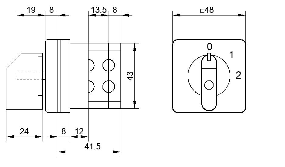 Переключатель S10JDG2201A8