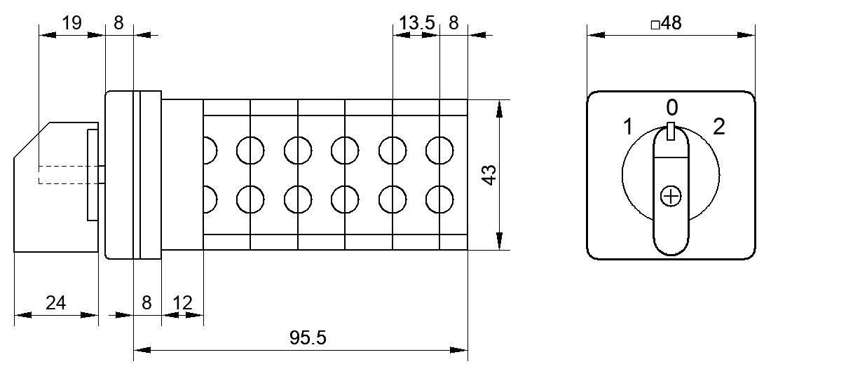 Переключатель S10JDG2205C8