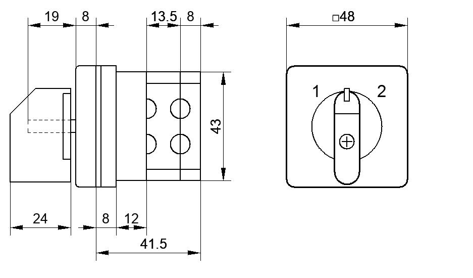 Переключатель S10JDG2251D4