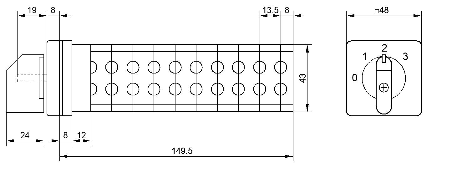 Переключатель S10JDG2306B8
