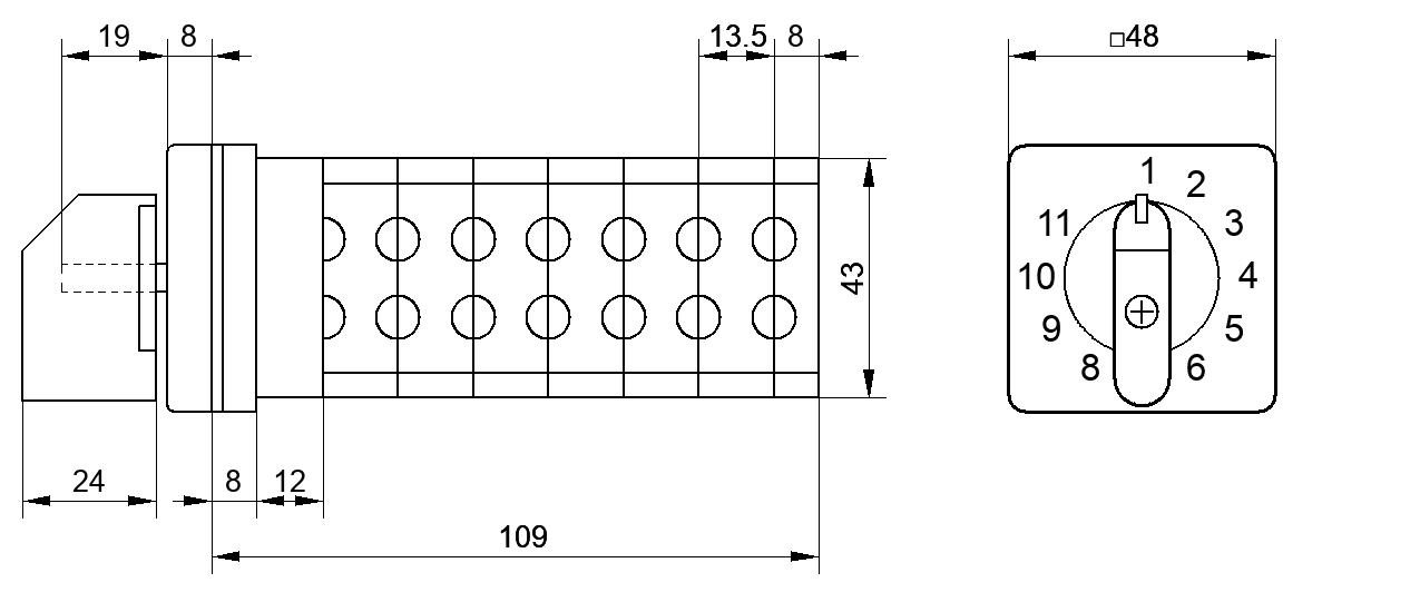 Переключатель S10JDG4151A1