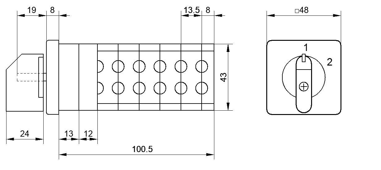 Переключатель S10JVD2255A6