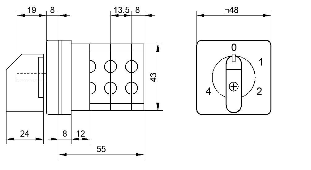 Переключатель S16JDG2401A6