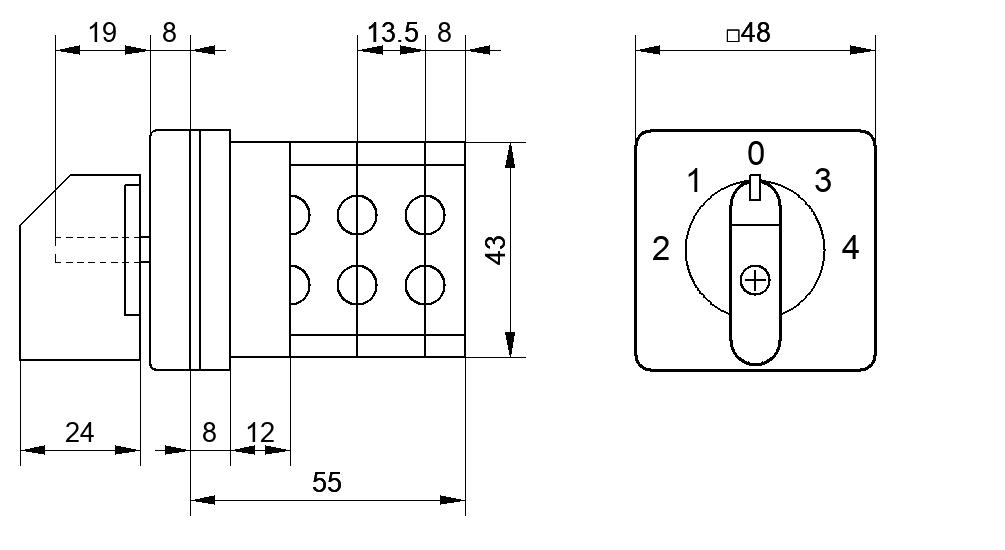 Переключатель S16JDG2401XC8R