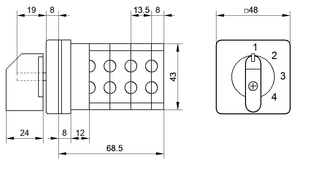 Переключатель S16JDG2551A8