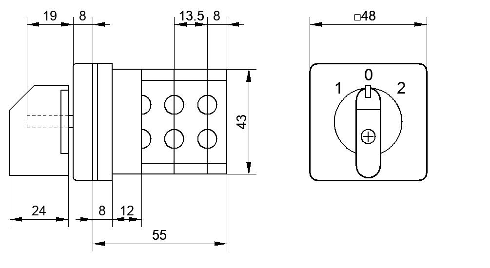 Переключатель S16JDG3031C8