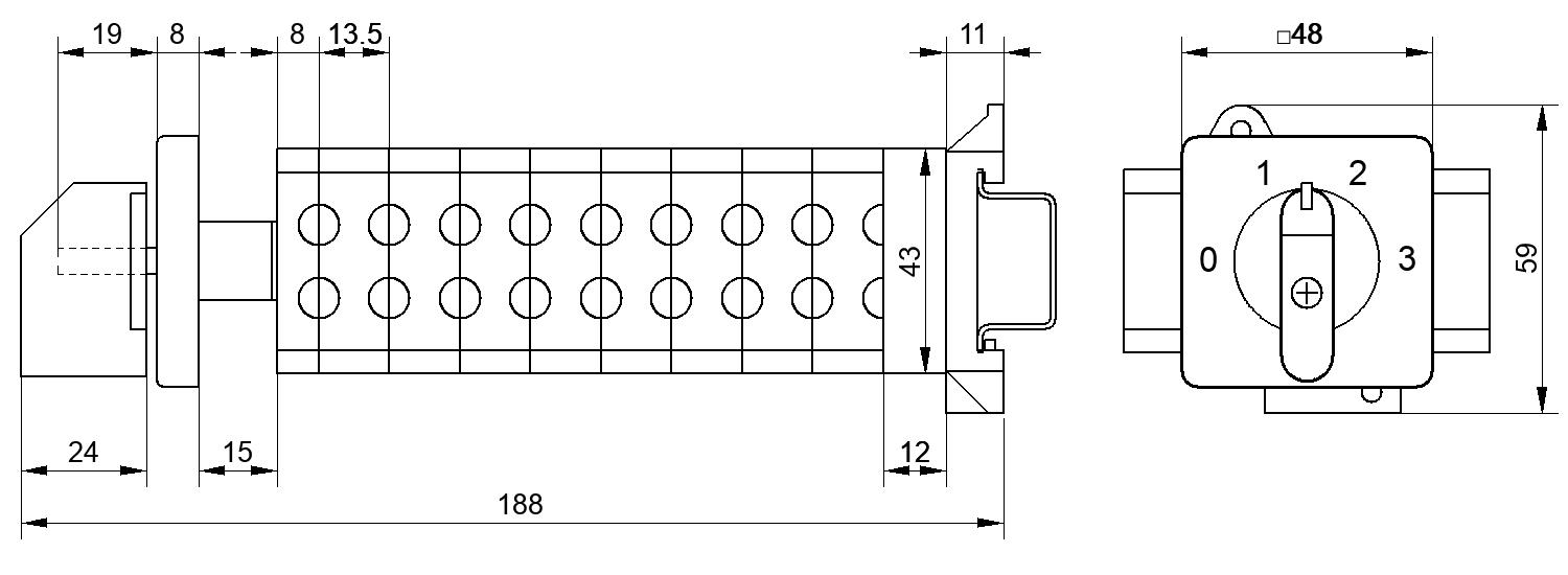 Переключатель S16JLD2305B6