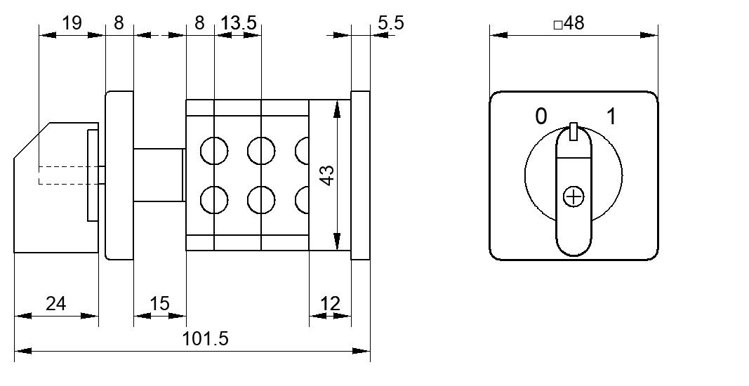 Переключатель S16JOD1104D6