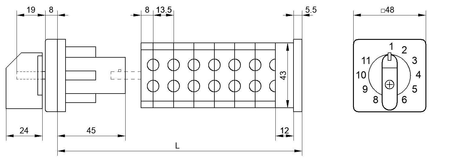 Переключатель S25JBD4151A1