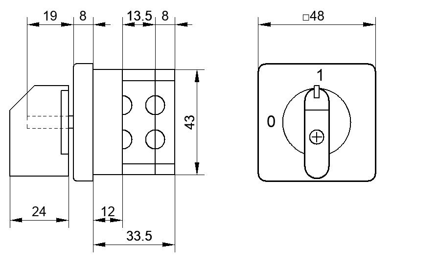 Переключатель S25JD1101B4