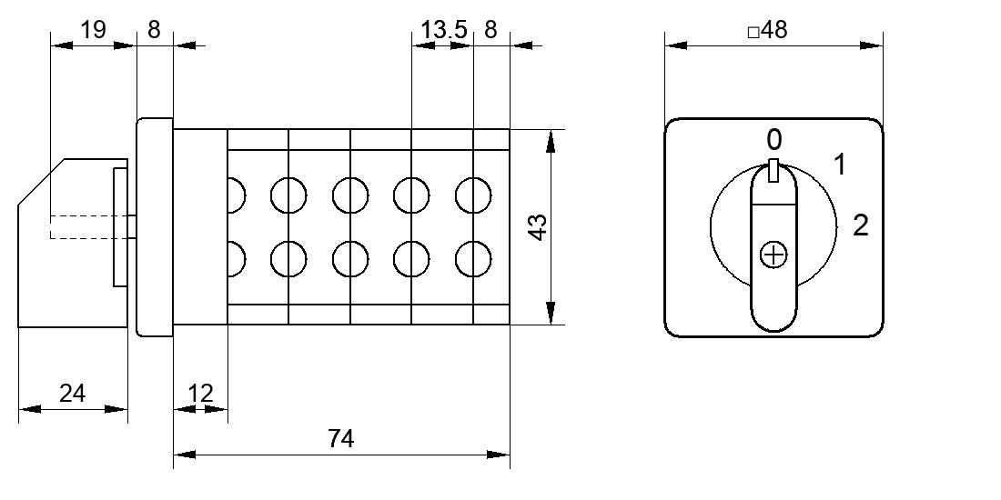 Переключатель S25JD2204A8