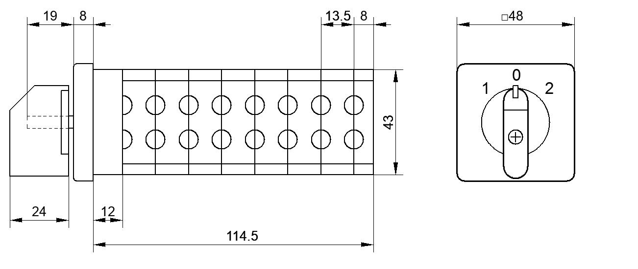 Переключатель S25JD2207C8