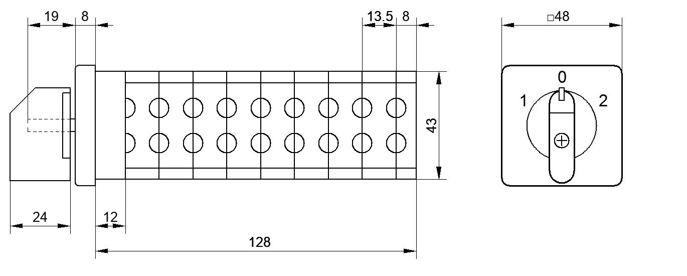 Переключатель S25JD2208C6