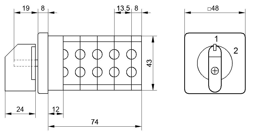 Переключатель S25JD2254A6