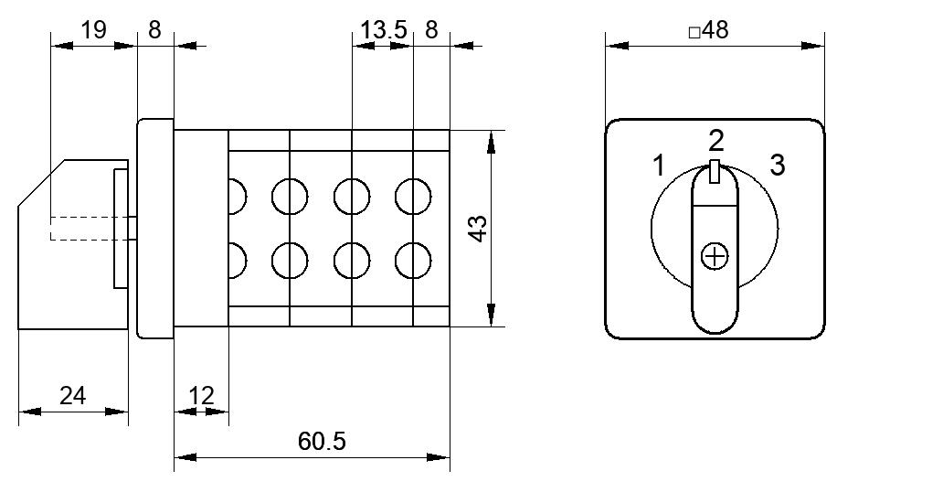 Переключатель S25JD2352C8