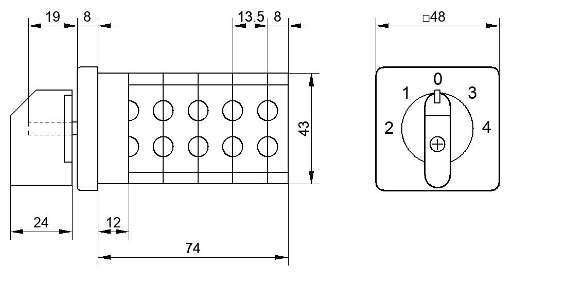 Переключатель S25JD2402XC8