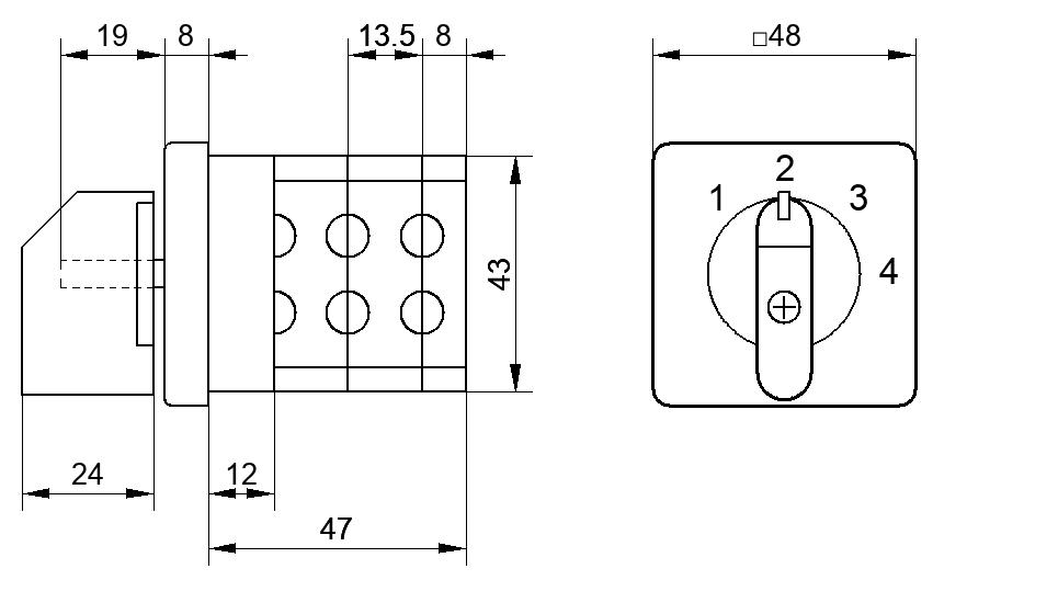 Переключатель S25JD3130V8