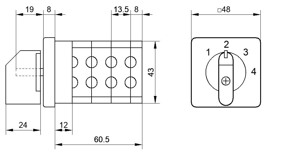Переключатель S25JD3182V8