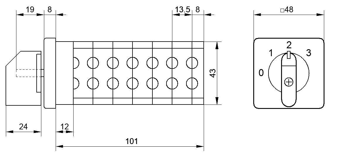 Переключатель S25JD3380C8