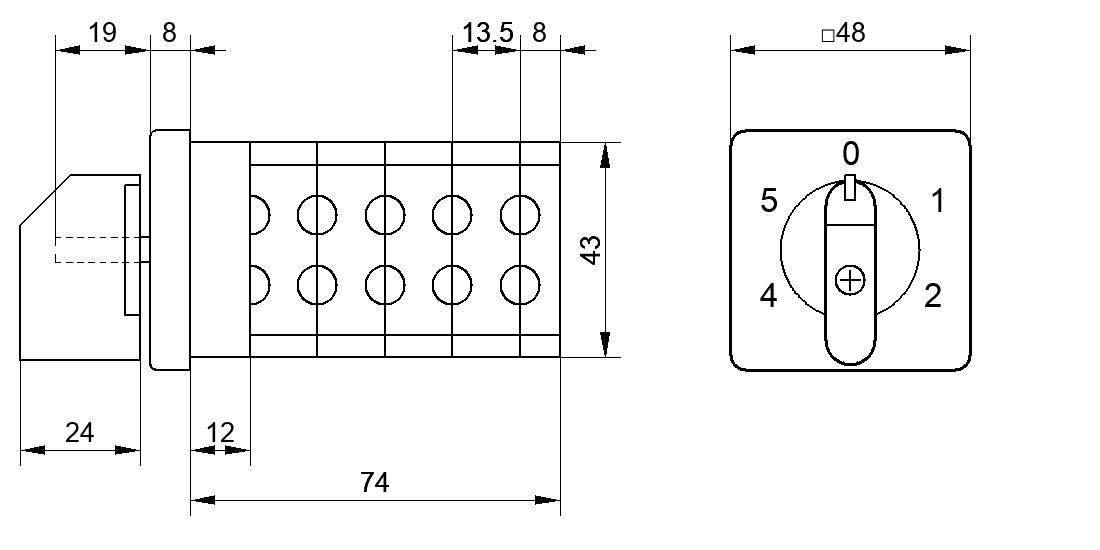 Переключатель S25JD3382A6