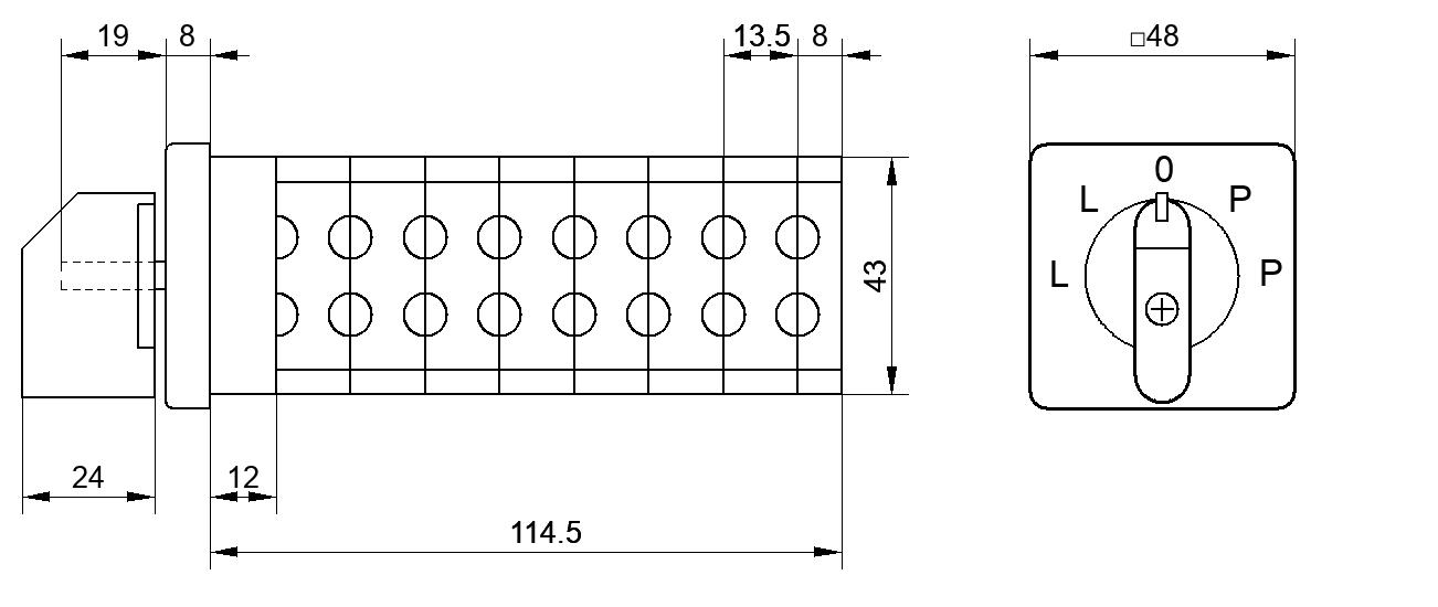 Переключатель S25JD3430C8