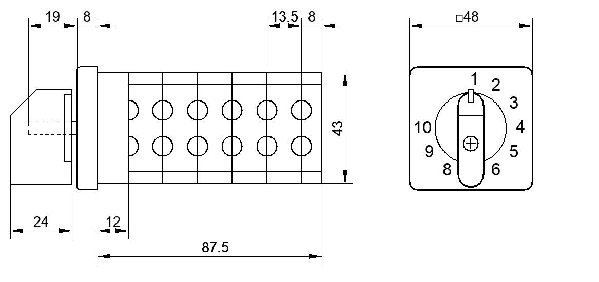 Переключатель S25JD4051A1