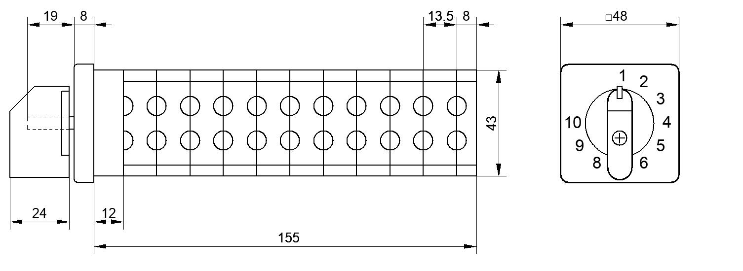 Переключатель S25JD4052A1