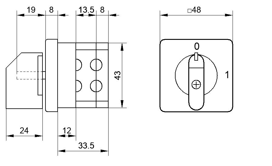 Переключатель S25JD8051A4
