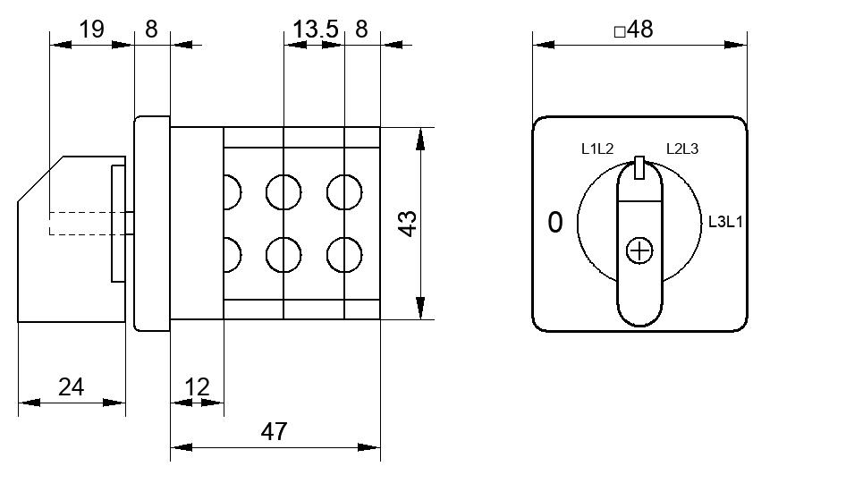 Переключатель S25JD8351B6