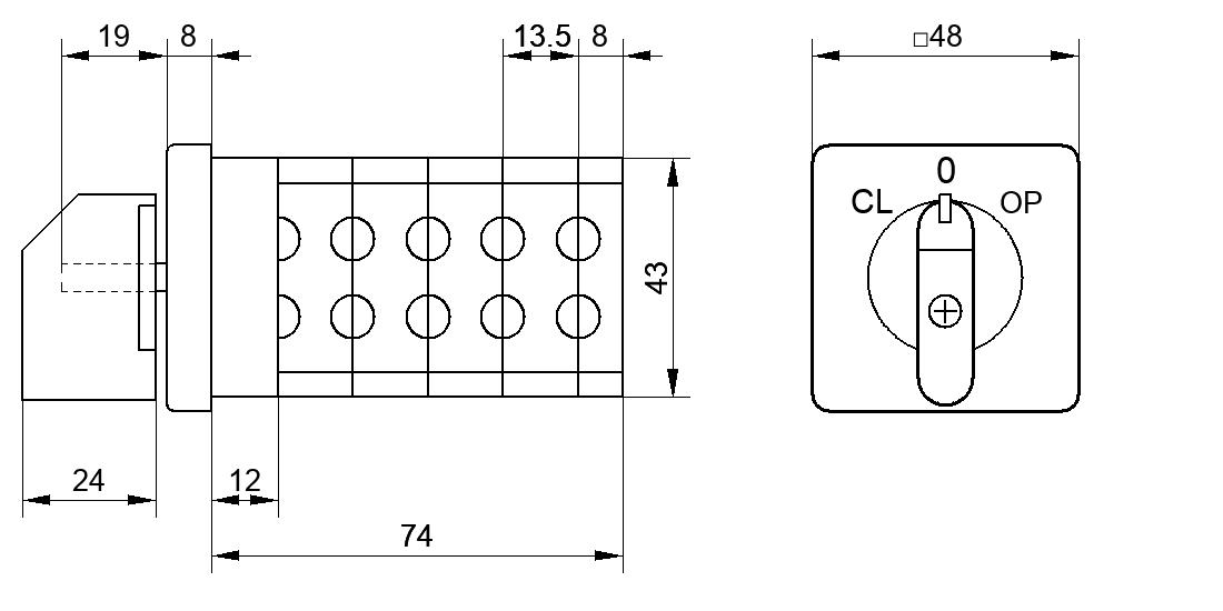 Переключатель S25JD9008C8