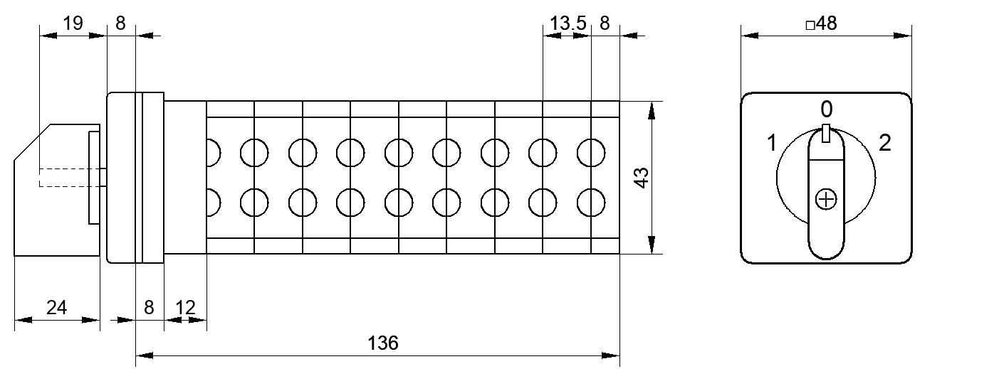 Переключатель S25JDG2208C6