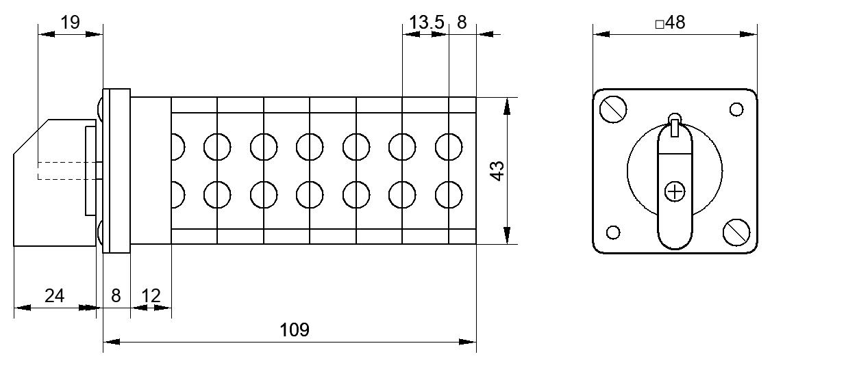 Переключатель S25JG2453M4