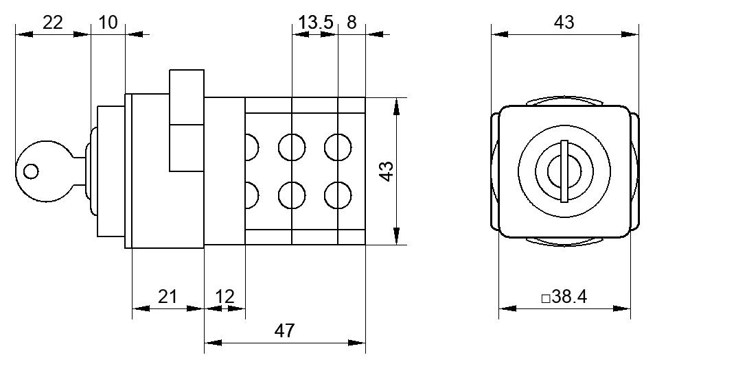 Переключатель S25JK2252A6