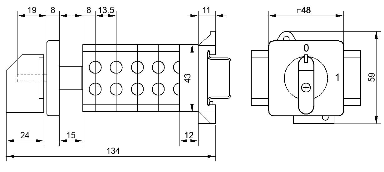 Переключатель S25JLD2204A4