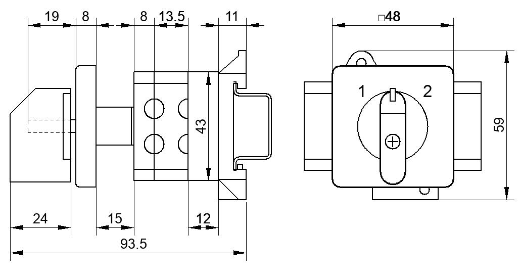 Переключатель S25JLD2251D4