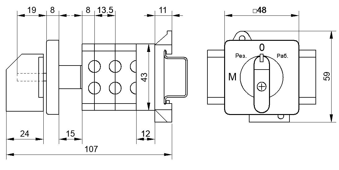 Переключатель S25JLD3088B8