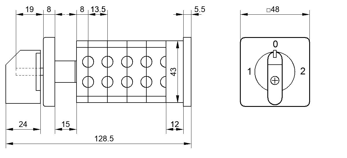 Переключатель S25JOD9552C4