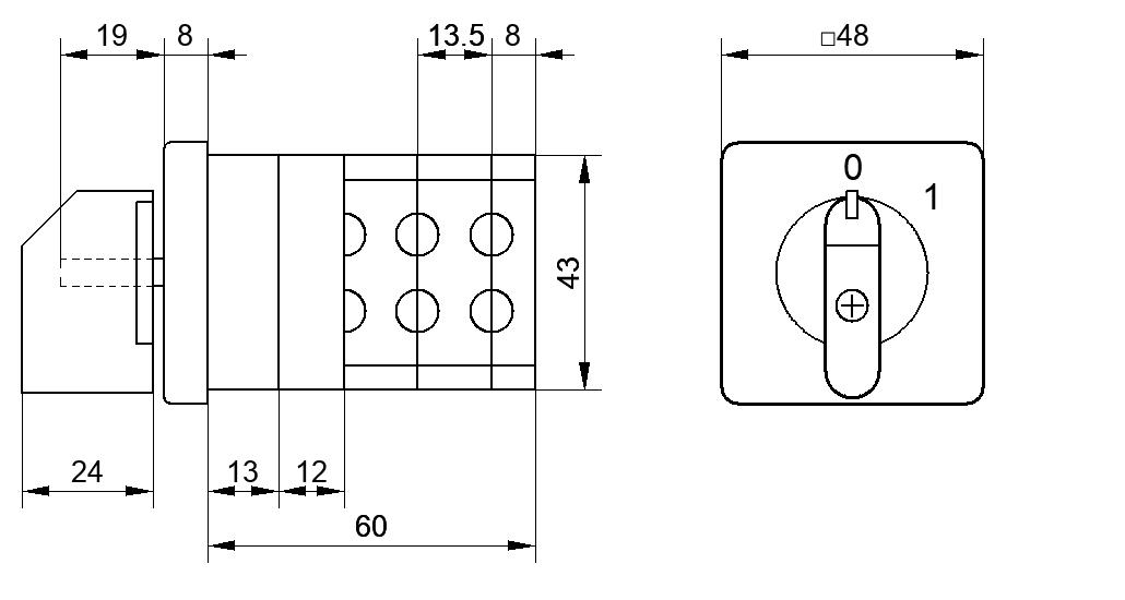 Переключатель S25JVD1103A8