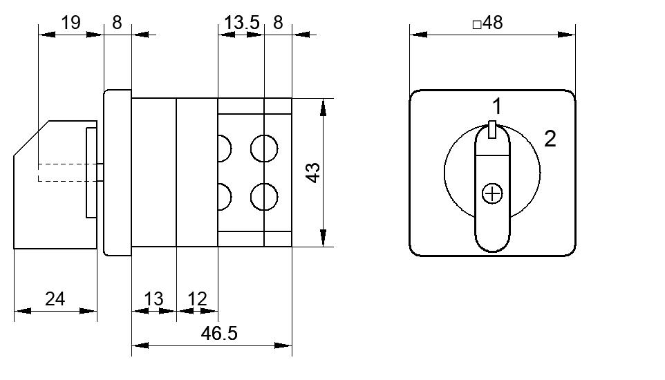 Переключатель S25JVD2251XA6
