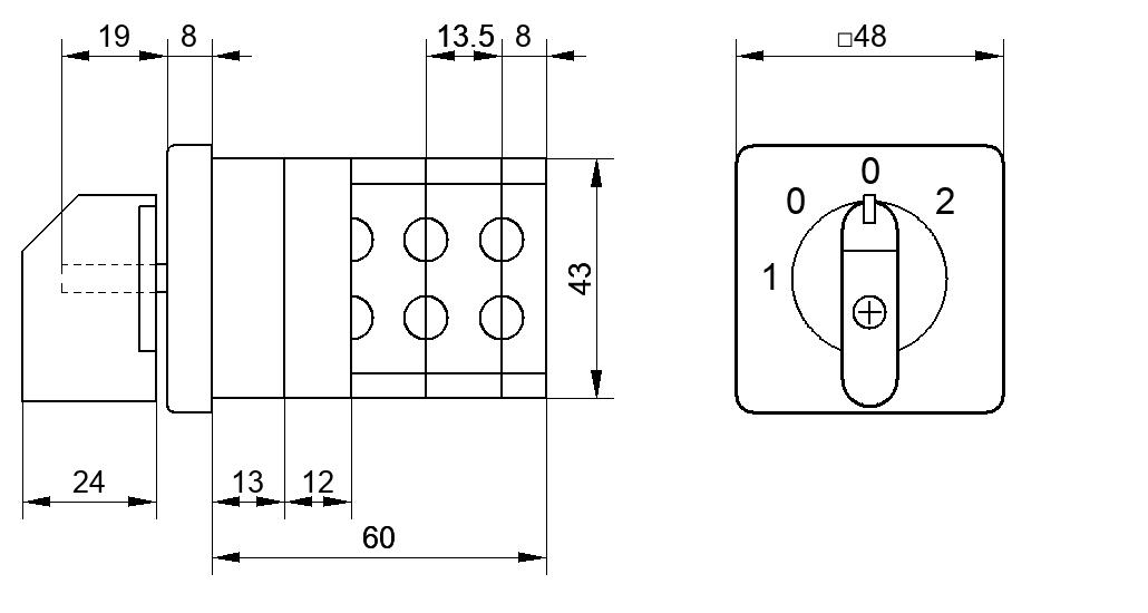 Переключатель S25JVD3065C8