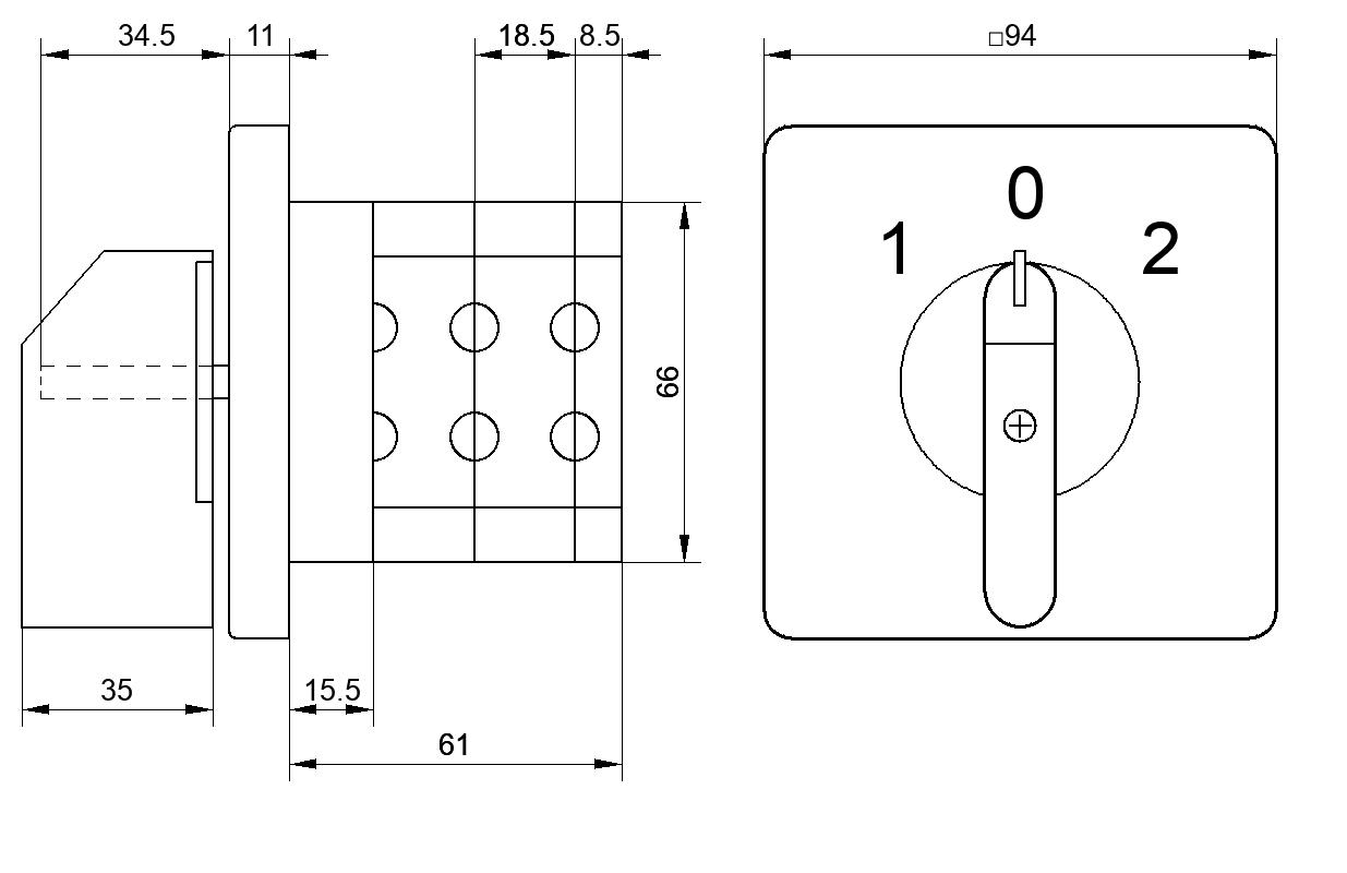 Переключатель S32JD2202C8
