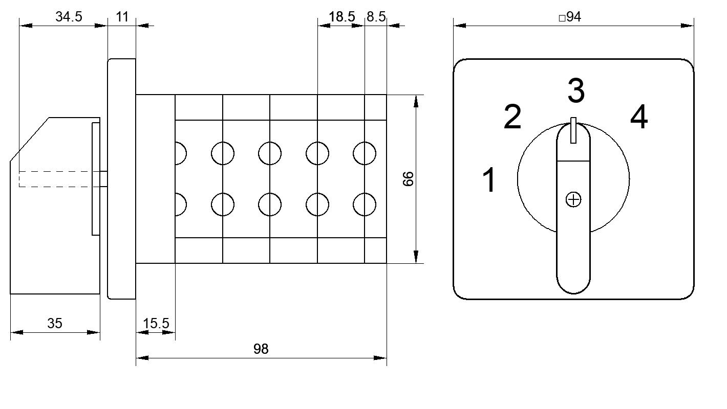 Переключатель S32JD2452XB8